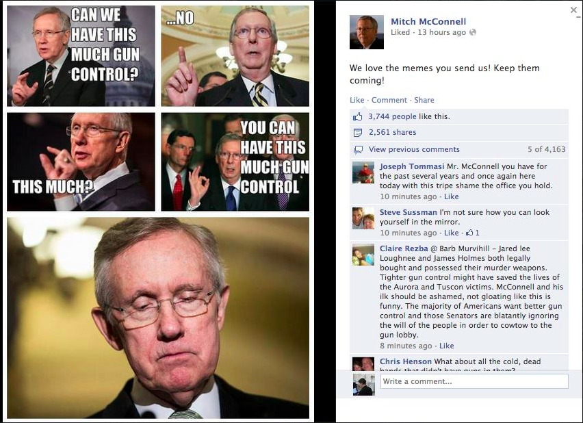 mitch mcconnell social media