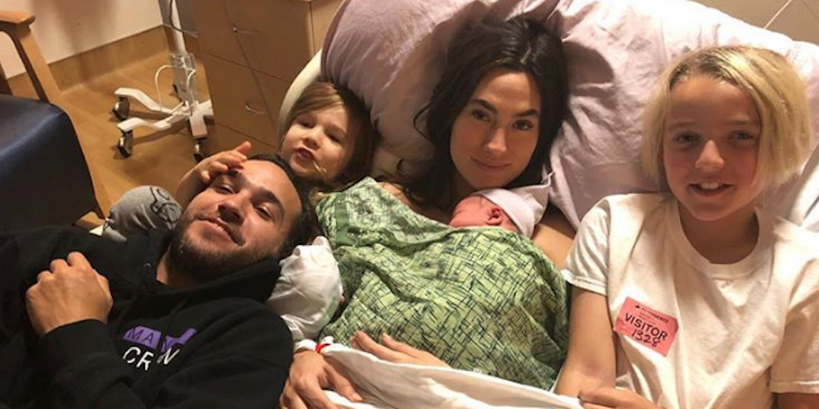 Pete Wentz and family welcome baby Marvel