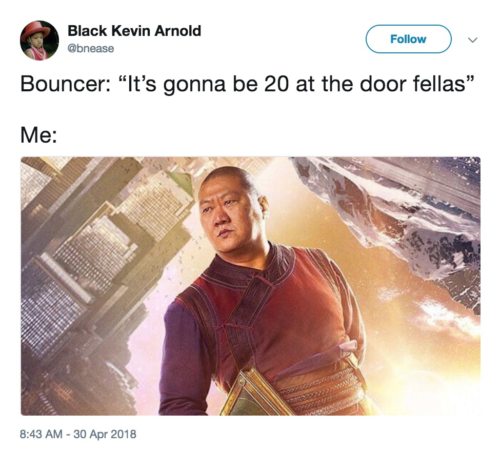 wong infinity war memes