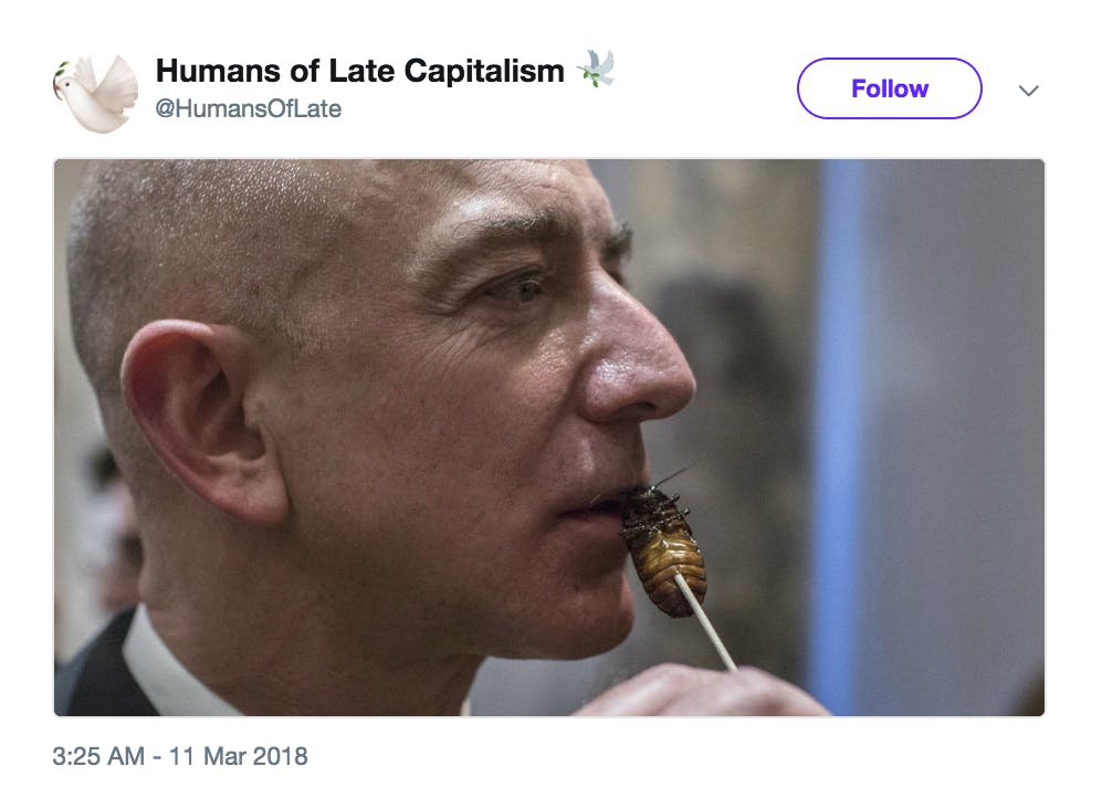 Humans of Late Capitalism Twitter account
