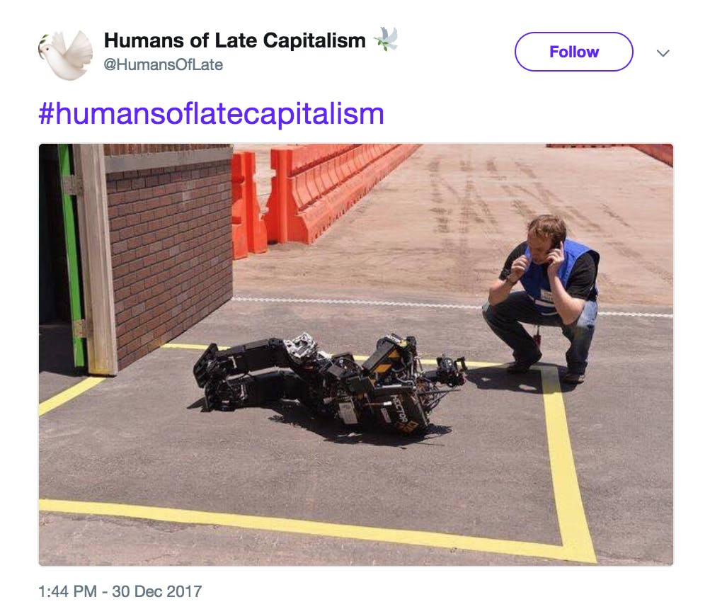 Humans of Late Capitalism Robot