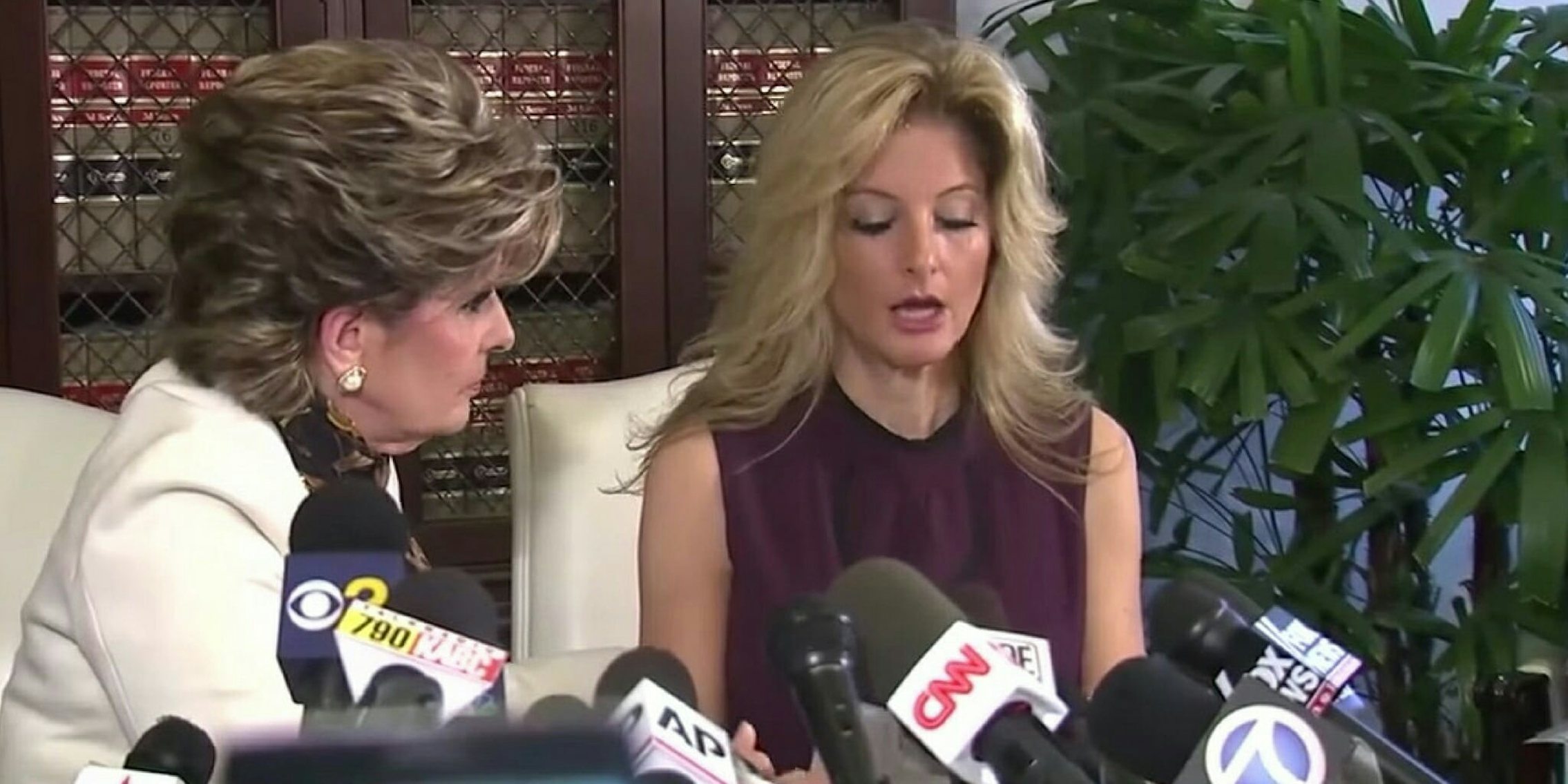 Summer Zervos and her lawyer Glorida Allred when Zervos came forward with accounts of sexual assault against President Donald Trump.