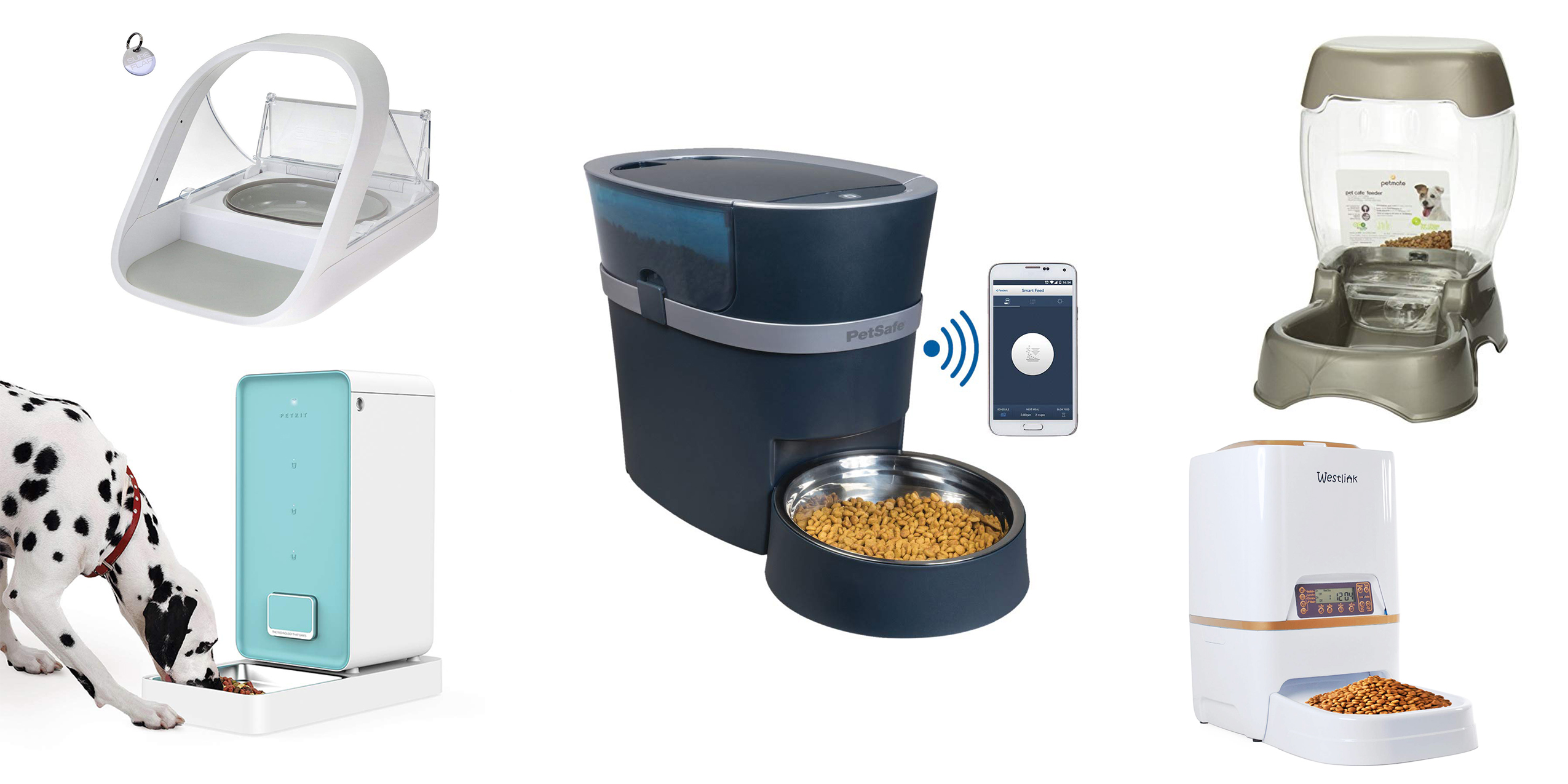 Westlink automatic pet feeder best sale food dispenser