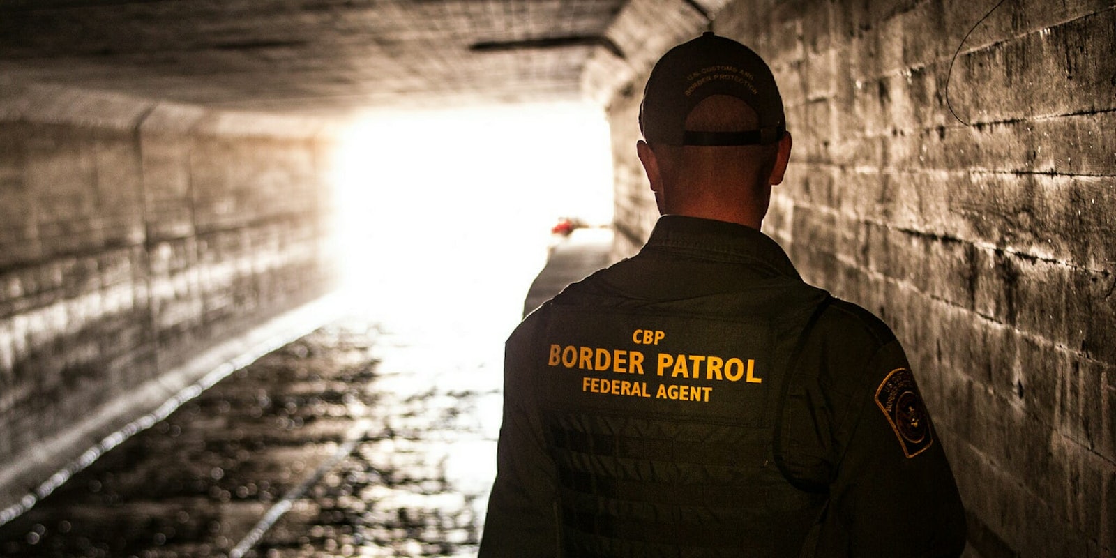 A U.S. Customs and Border Patrol agent.