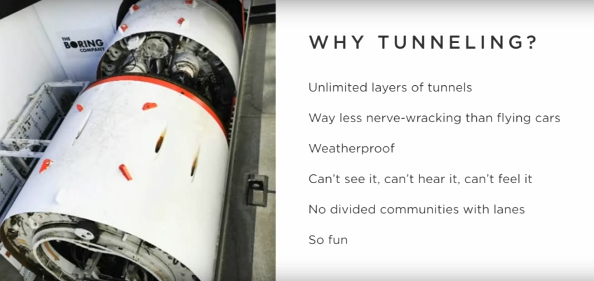 the boring company tunnel