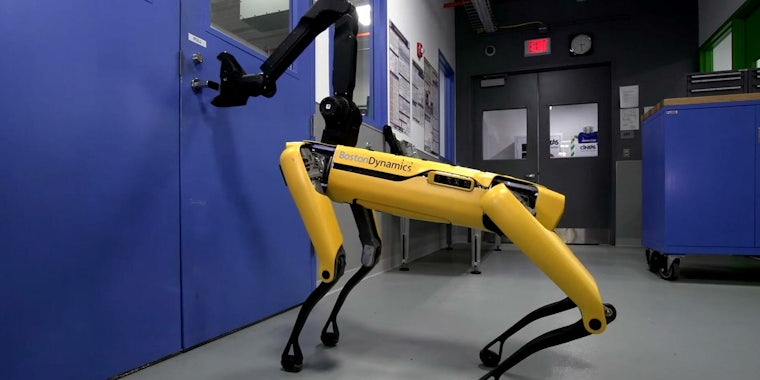 boston dynamics spotmini dog robot