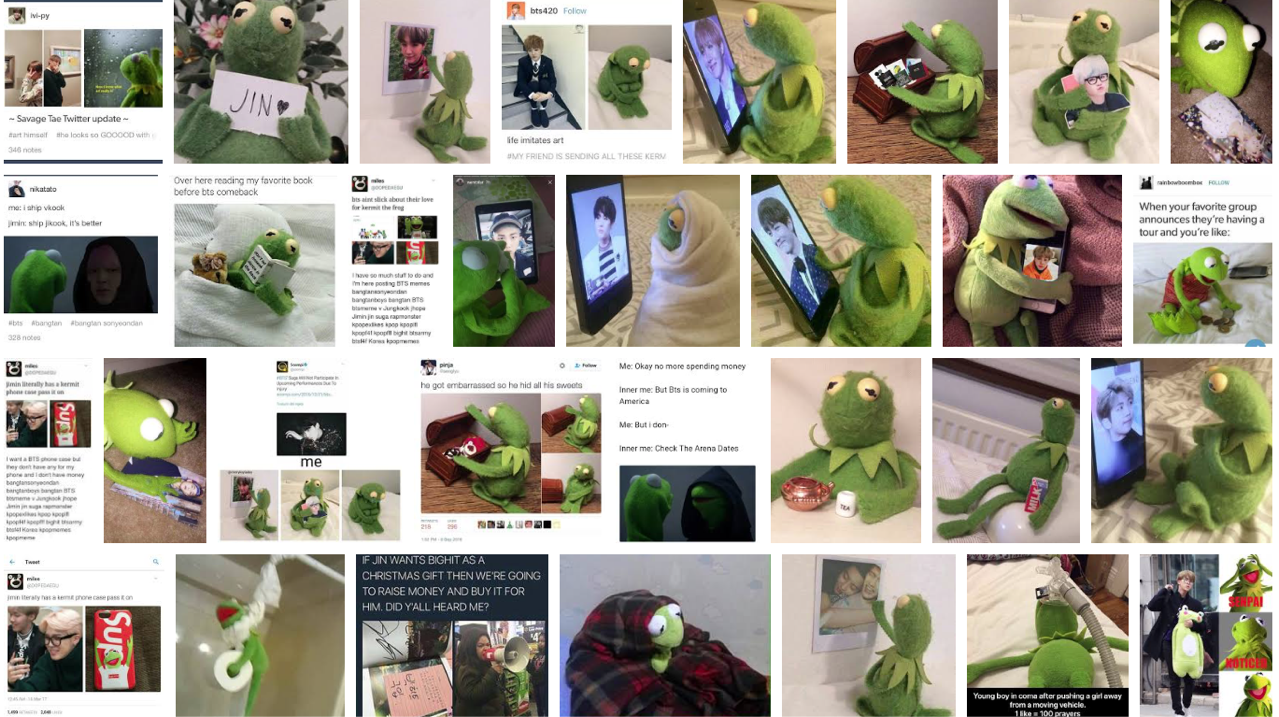 bts kermit memes