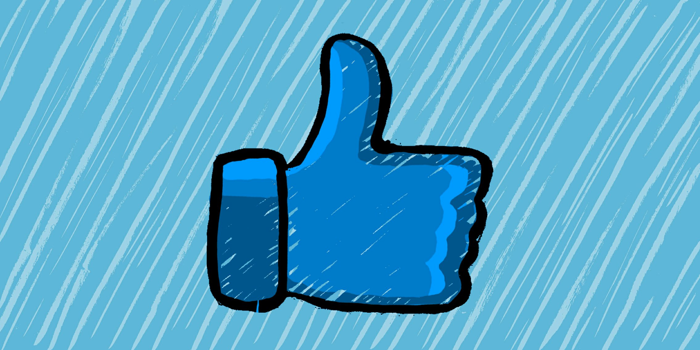 facebook logo in rain