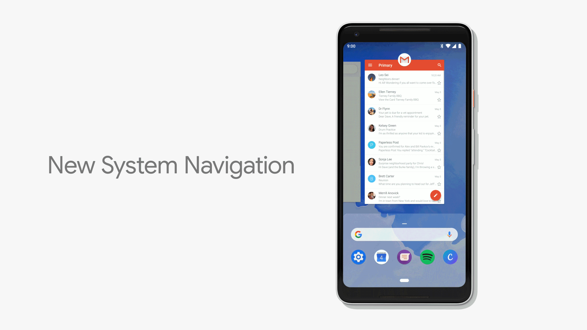 Google's new navigation coming to Pixel 3