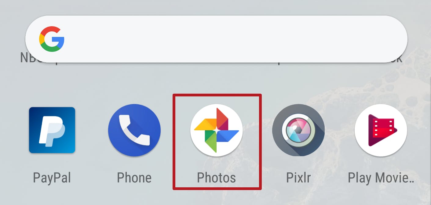 How to use Google Photos - google photo app icon