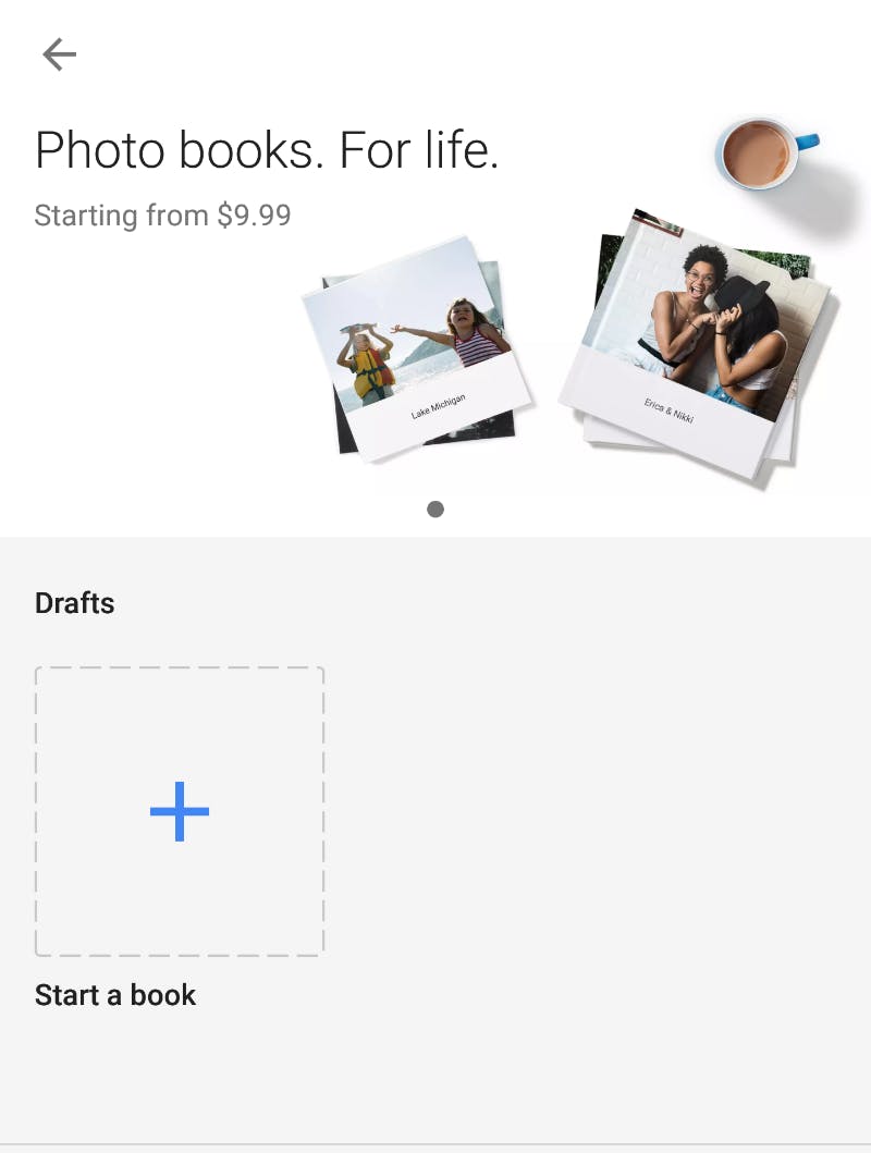 How to use Google Photos - google photos photo book feature