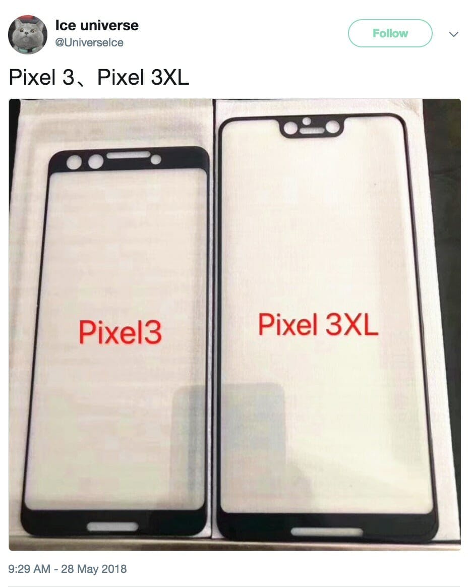 google pixel 3 design