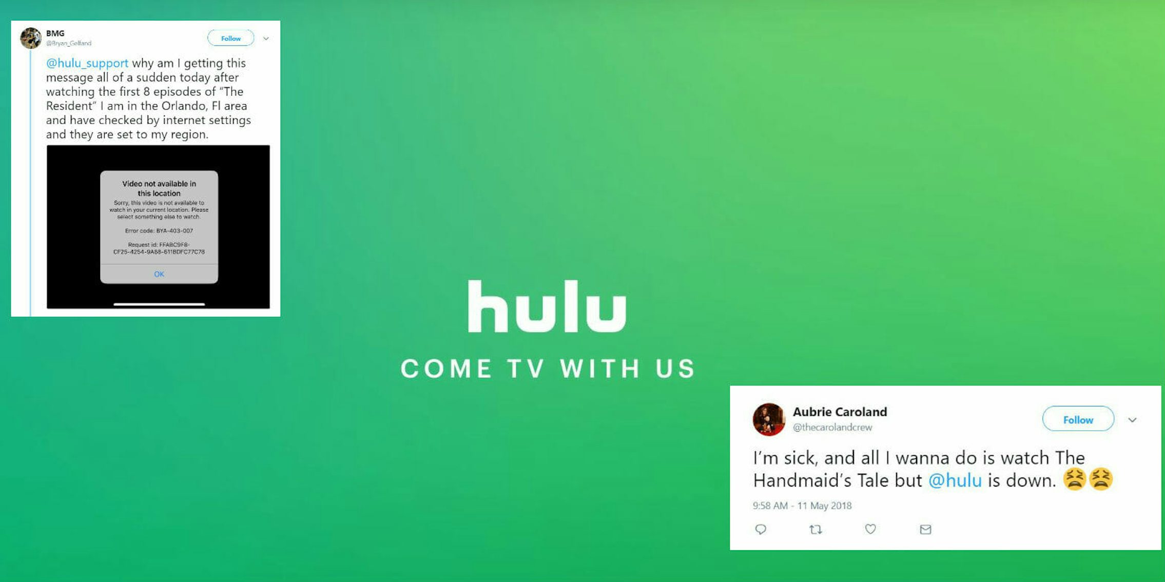 Hulu Confirms 'Technical Issue' is Causing Widespread Outage