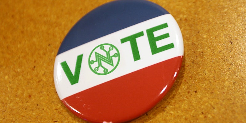net neutrality vote button