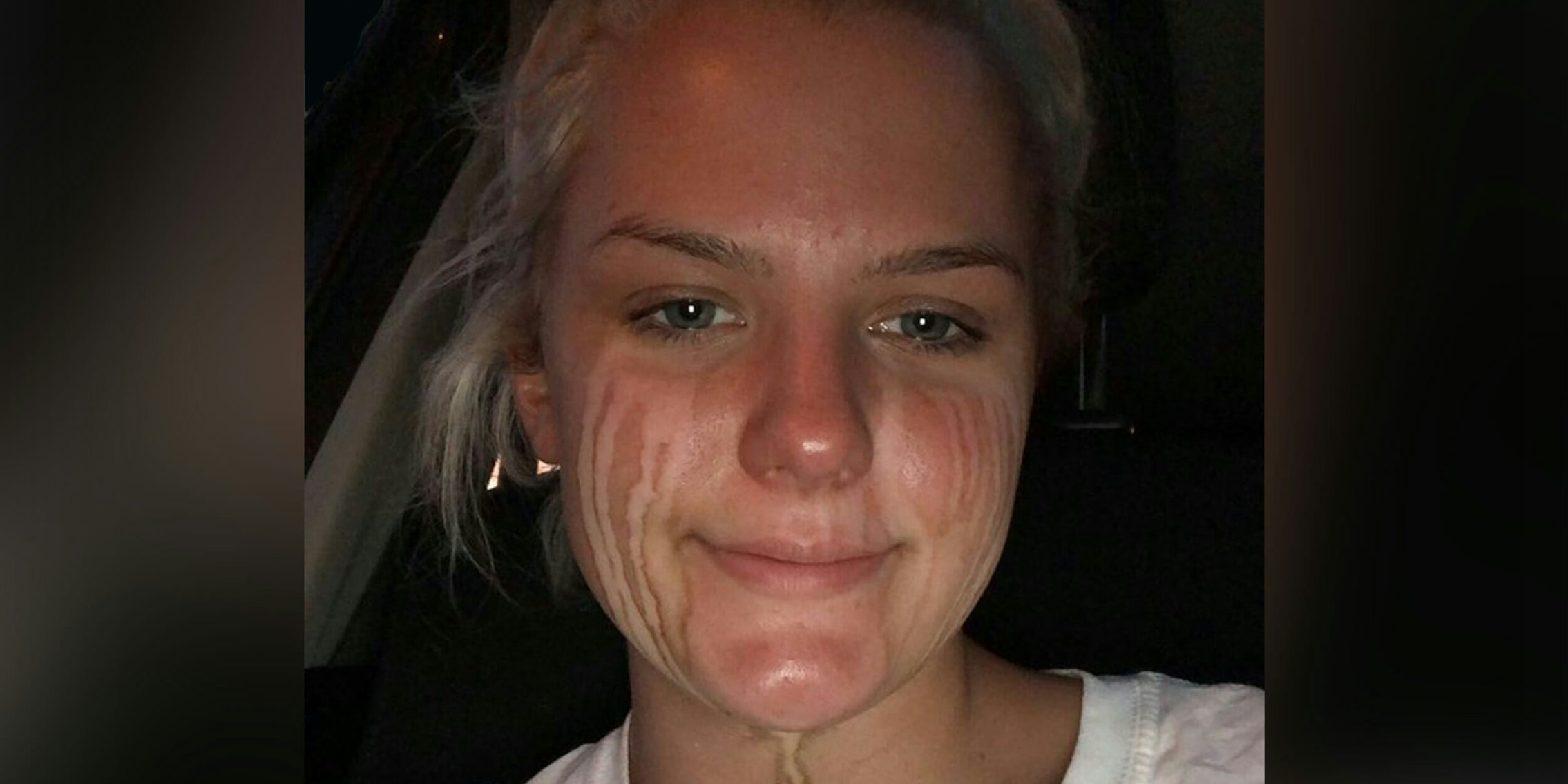 Girl cried during Spray Tan