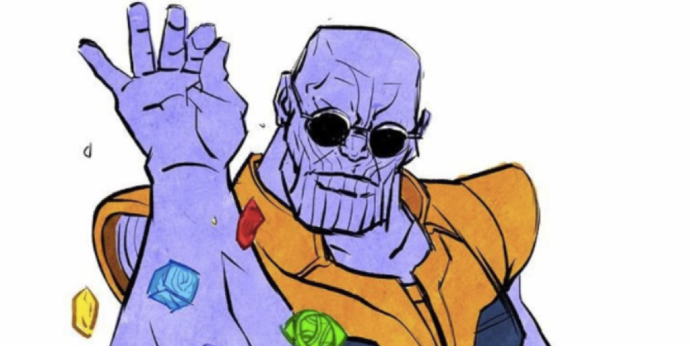 This Artist's 'Thanos Bae' Drawing is Blowing up After 'Infinity War' This Artist's 'Thanos Bae' Drawing is Blowing up After 'Infinity War'