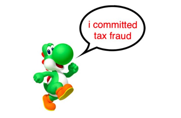 yoshi tax fraud