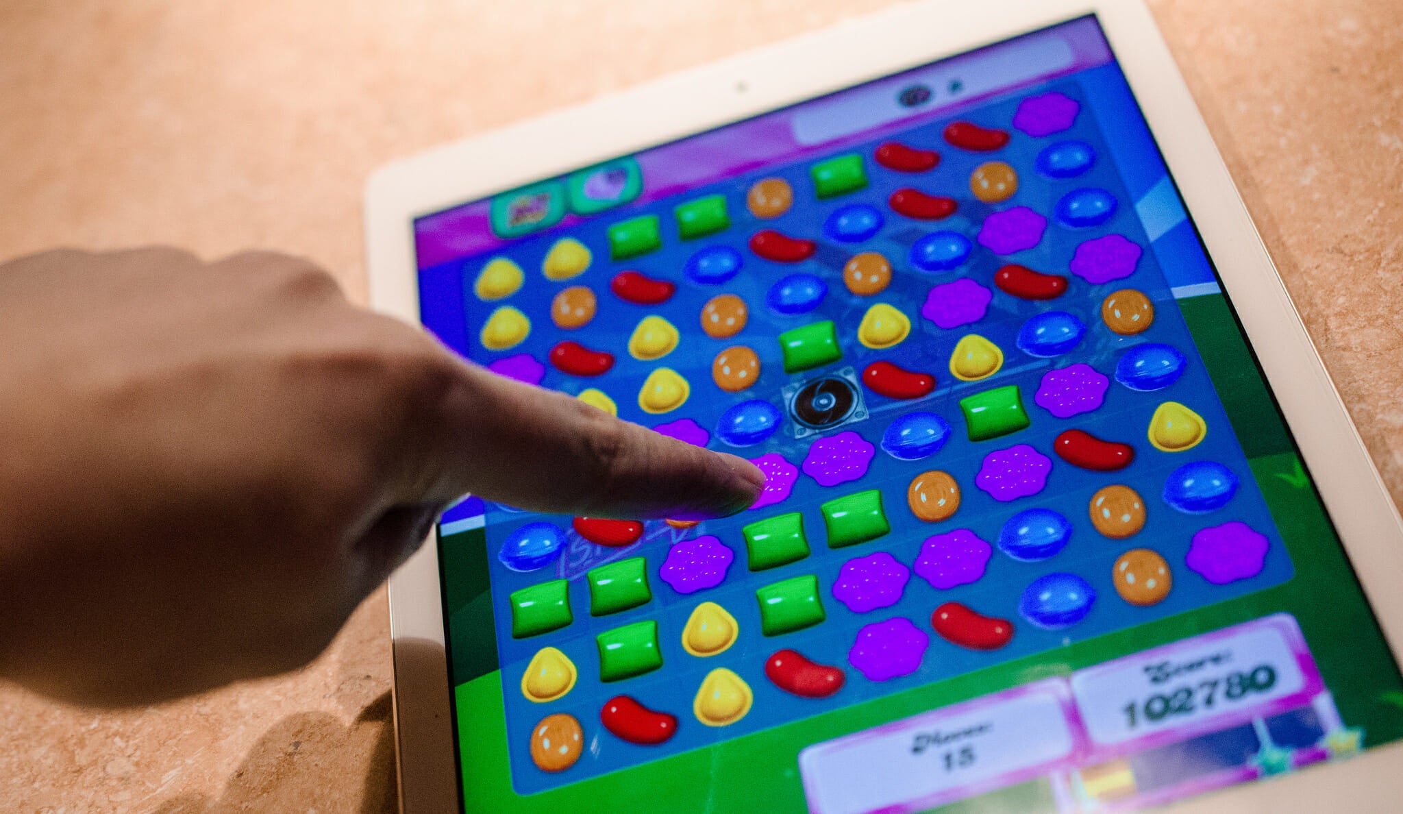 Candy Crush on iPad