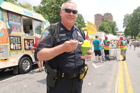 Many LGBTQ Americans feel uncomfortable with police officers at Pride.