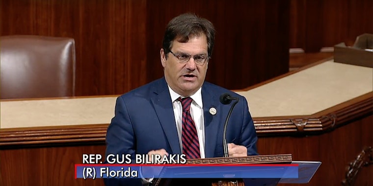 US Rep Gus Bilirakis speaking