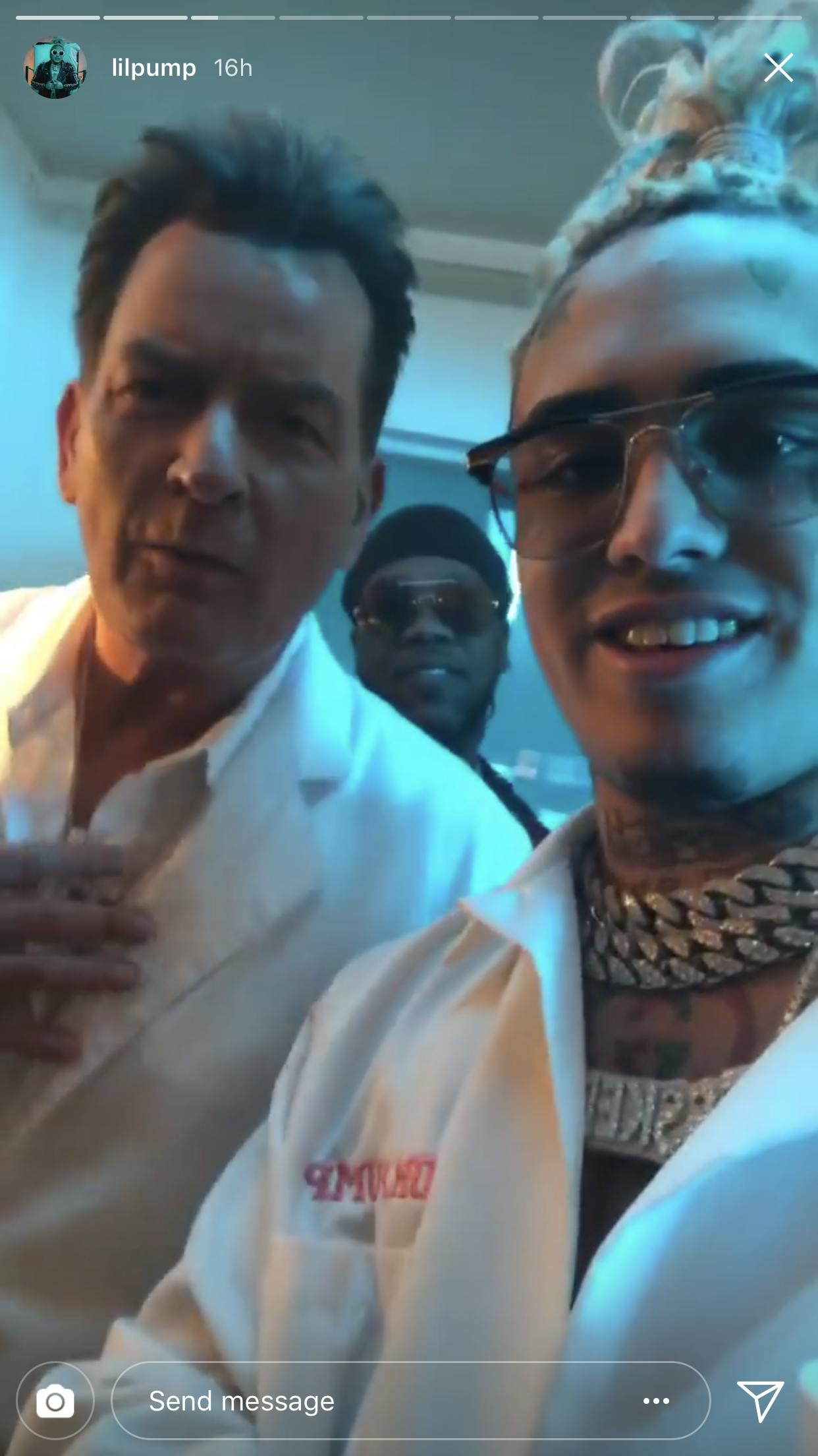 Lil Pump and Charlie Sheen