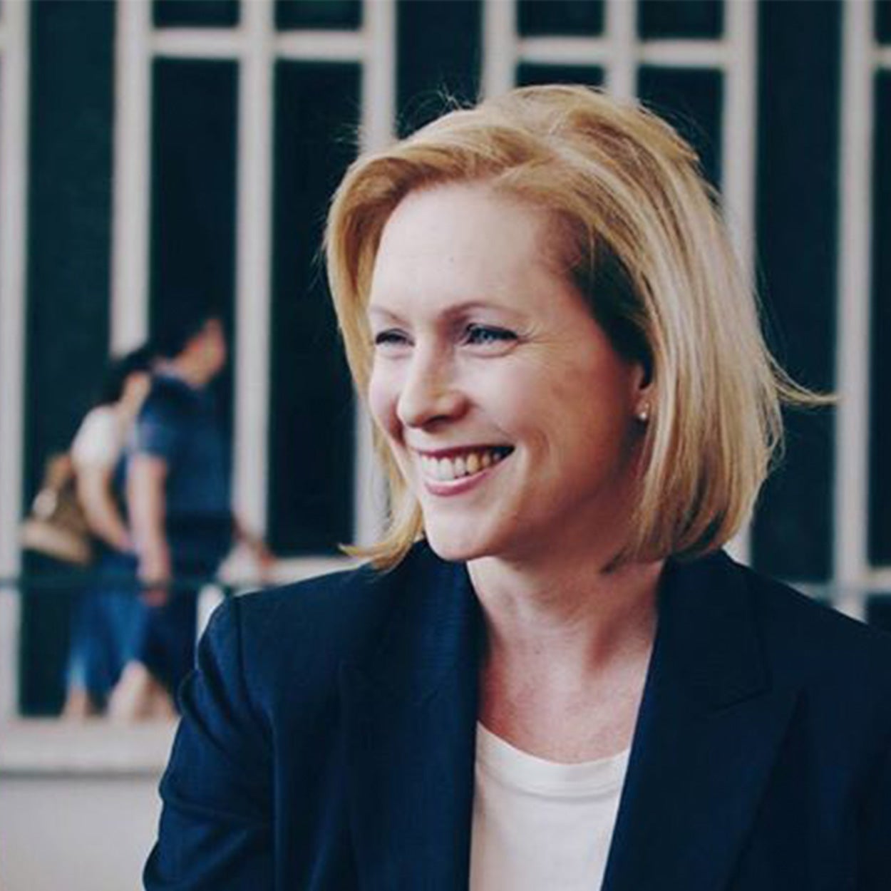 Photo of Kirsten Gillibrand Smiling.