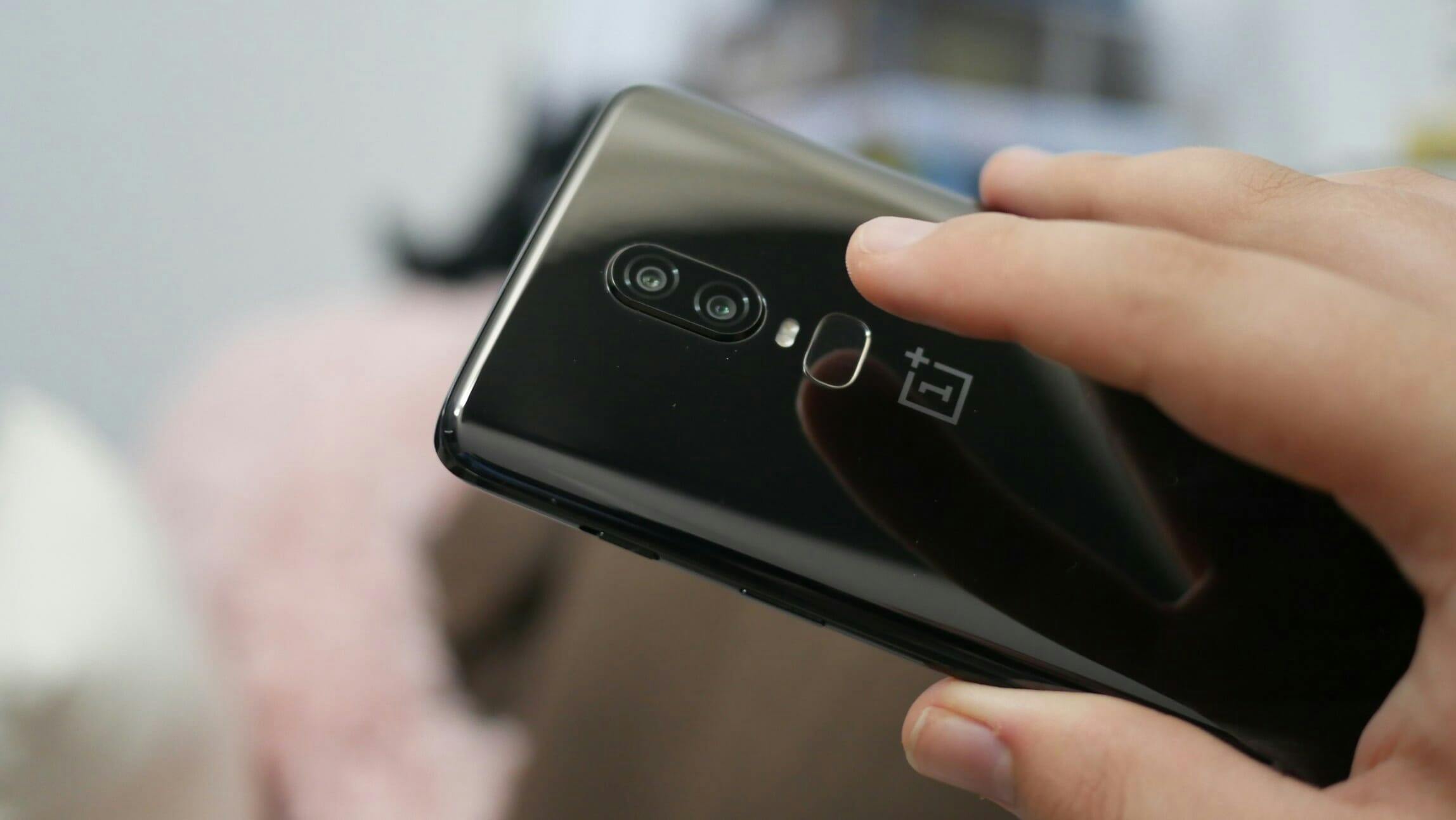 oneplus 6 smartphone design fingerprint sensor