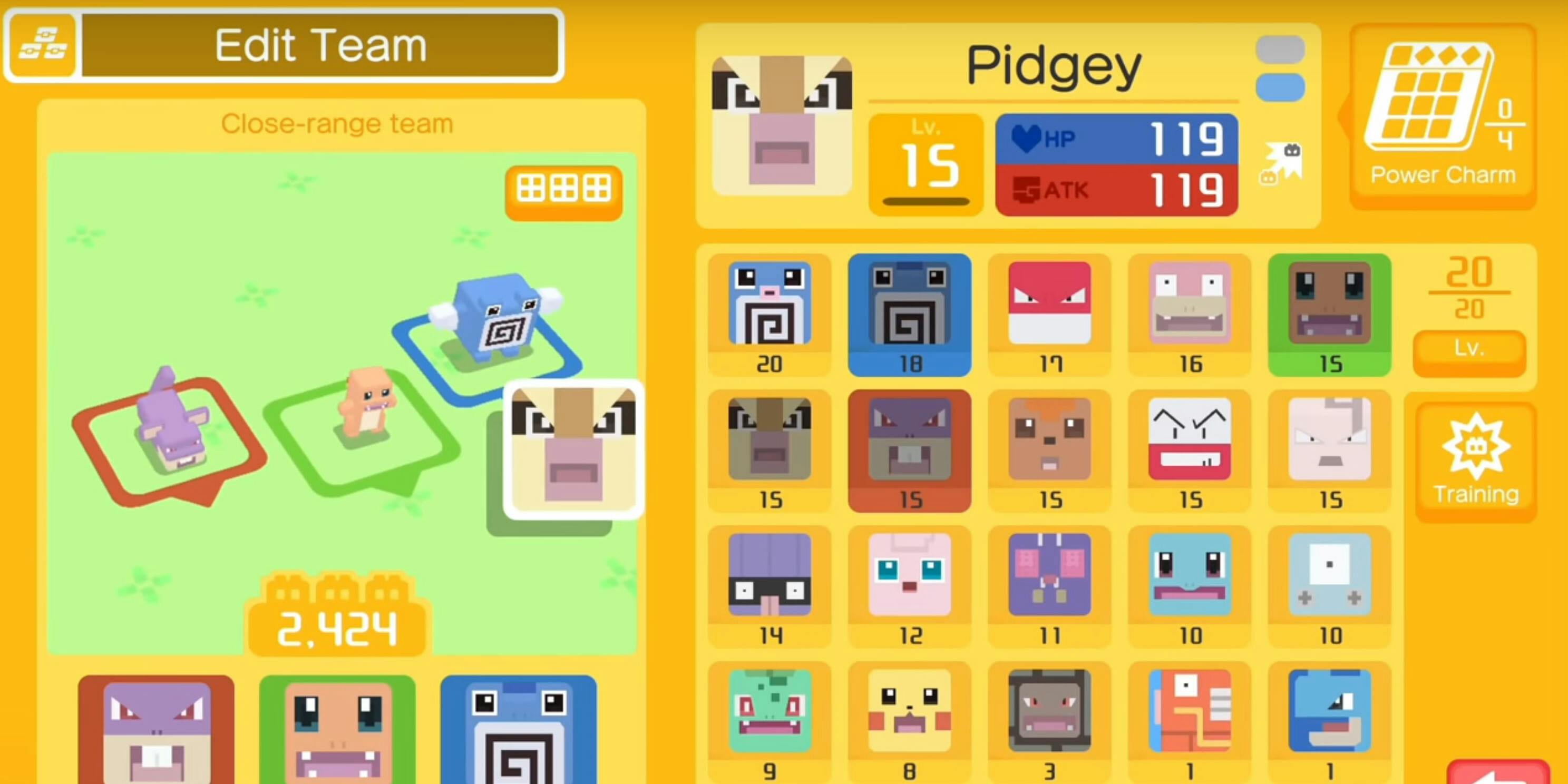 Pokemon Quest Review : pokedex