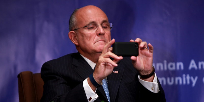 Stormy Daniels lawyer Michael Avenatti implied on Monday that he has a copy of Rudy Giuliani's porn watching habits.