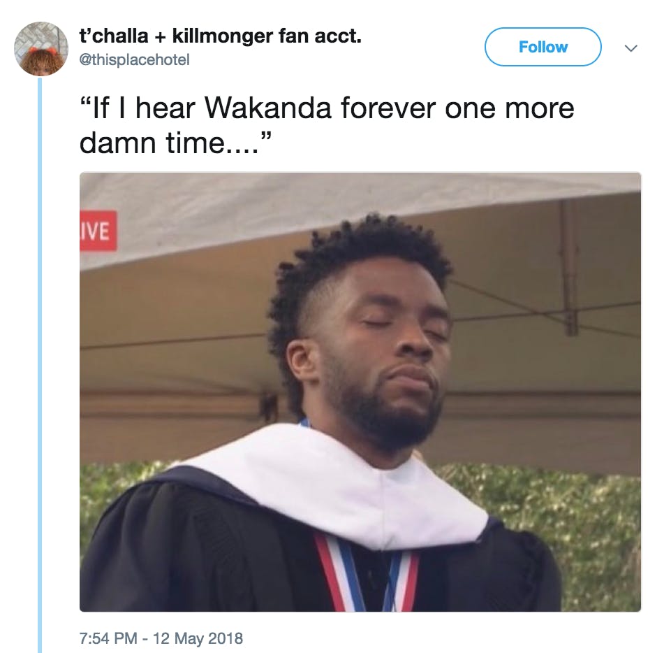 Wakanda Forever Black Panther Meme