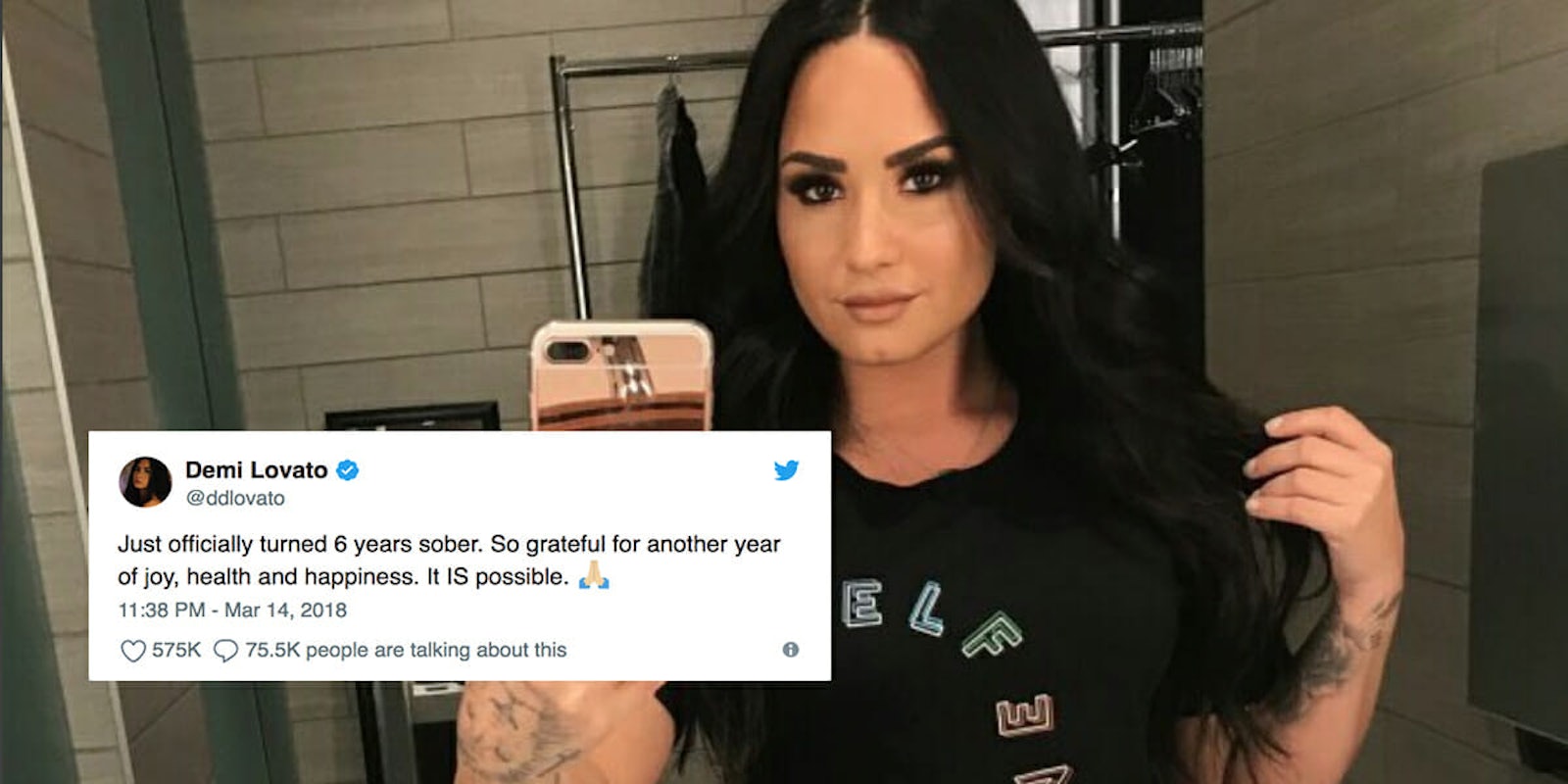 After six years of sobriety, Demi Lovato reveals relapse on new song 'Sober.'