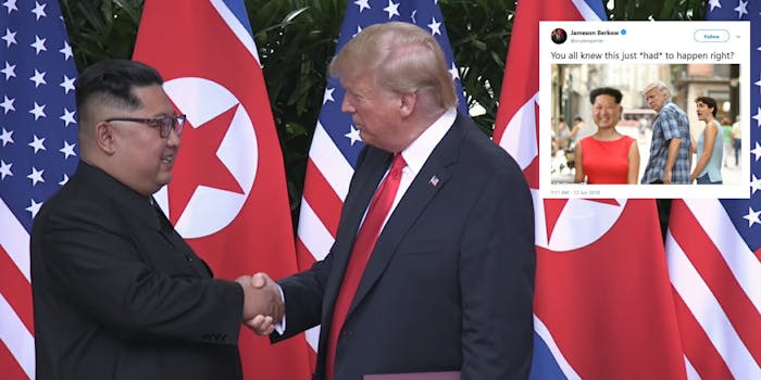 Trump North Korea meeting memes