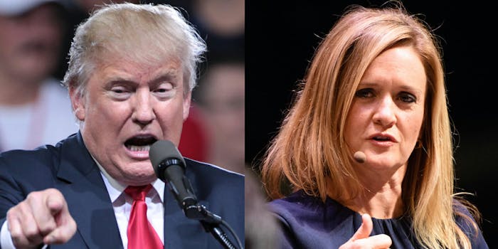 President Donald Trump said there was a 'double standard' when he tweeted about Samantha Bee's remarks about his daughter.