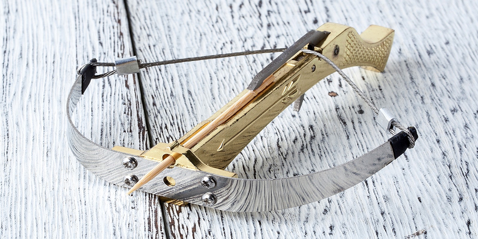 Refine your archery skills with rugged mini crossbows