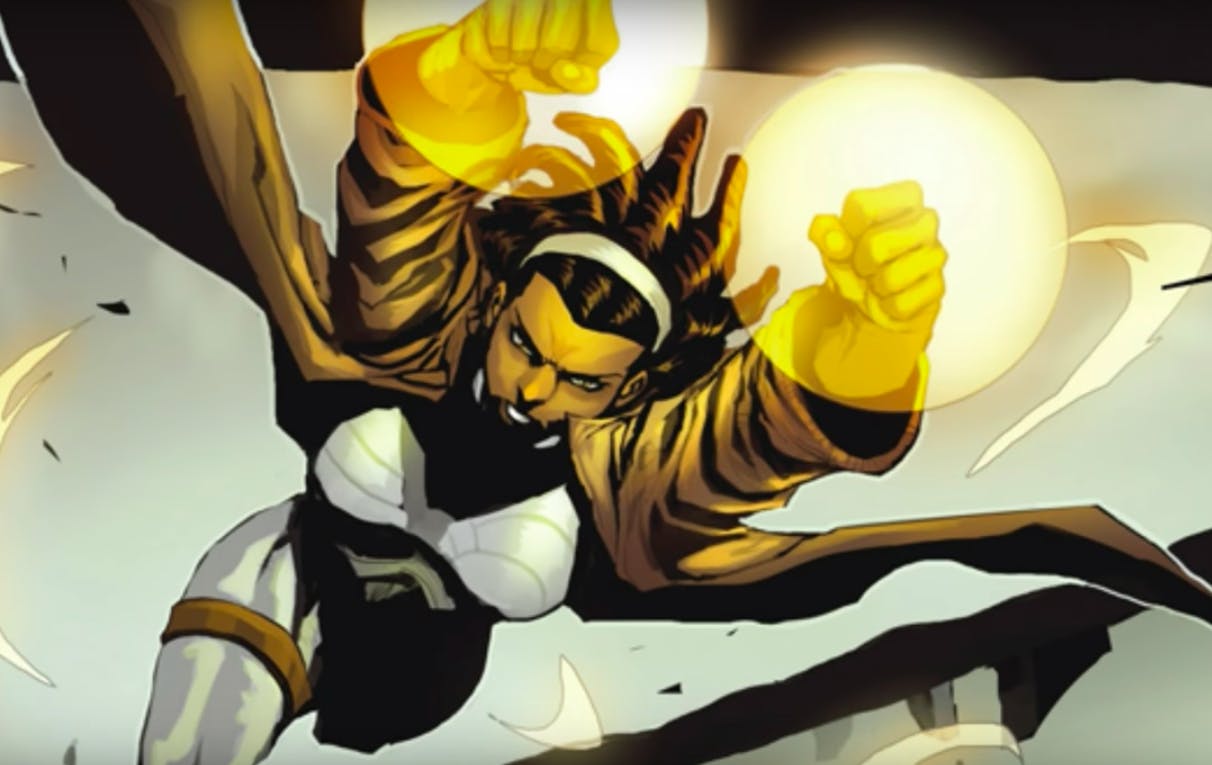 black marvel superheroes - captain marvel and monica rambeau