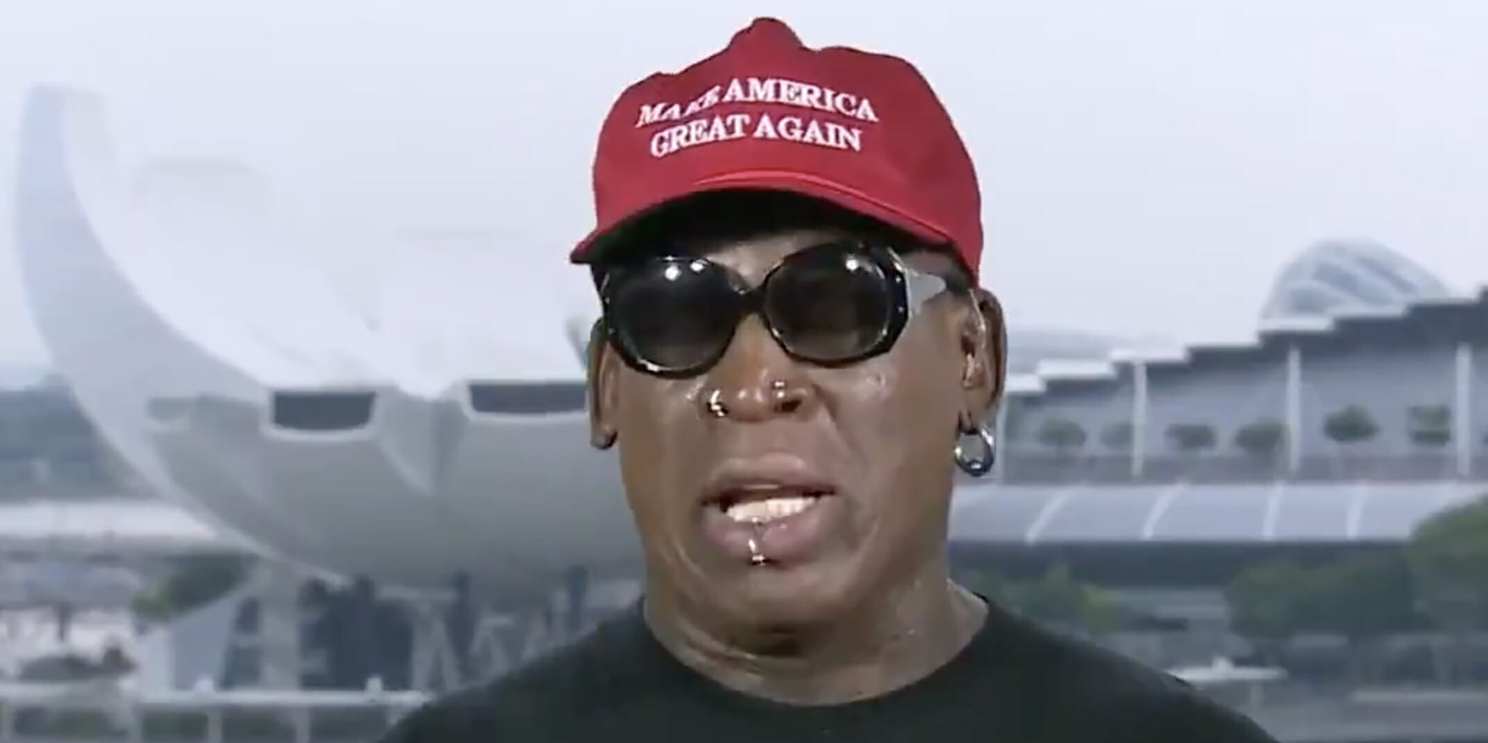 Dennis Rodman Cries On CNN While Trump Meets Kim Jong-un