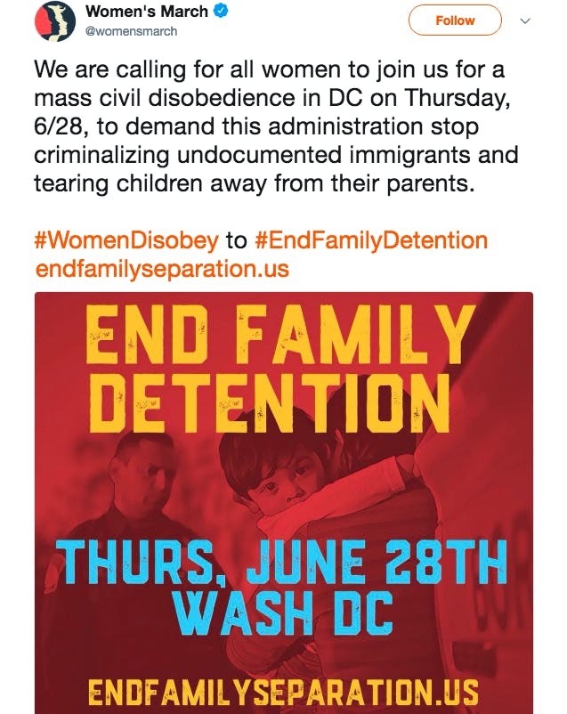 family separation protest