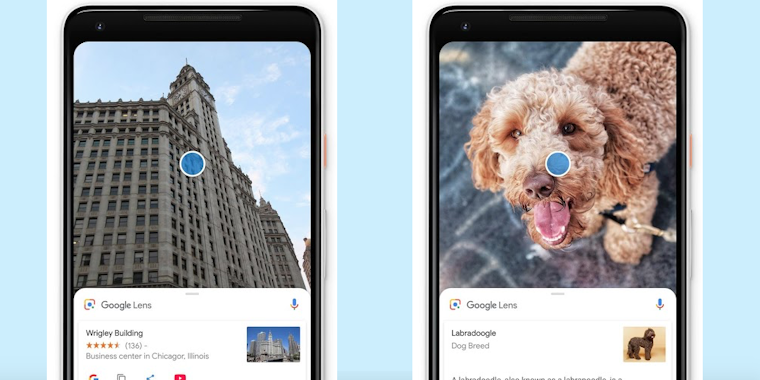 Google Lens app on Android
