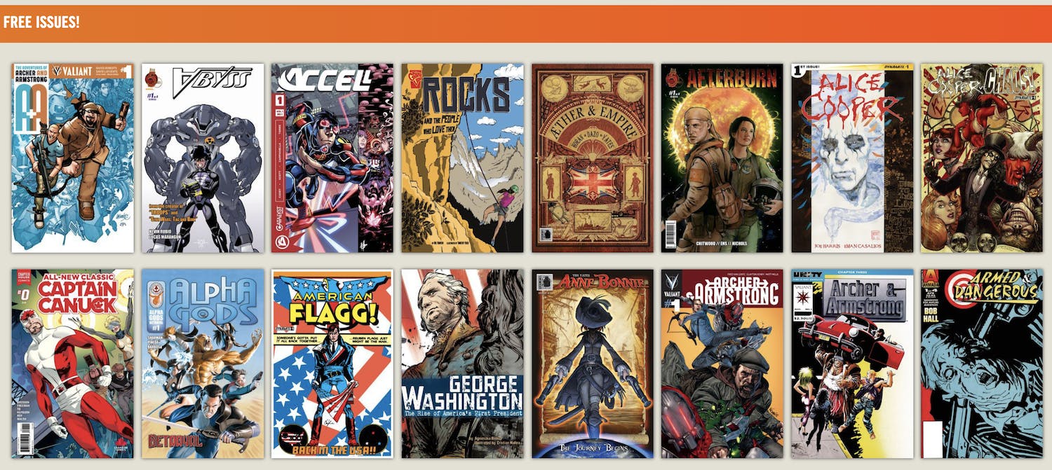 Free Comics Online Where To Find All Your Favorite Comics