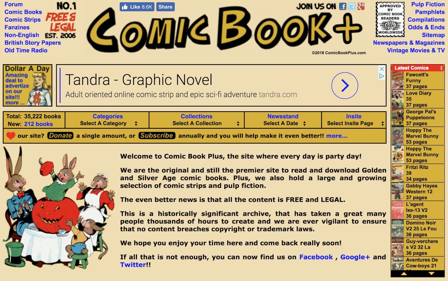 read comics online free : Comic Book Plus