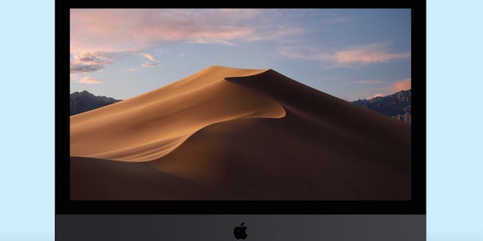 how to zoom on mac - macOS Mojave display