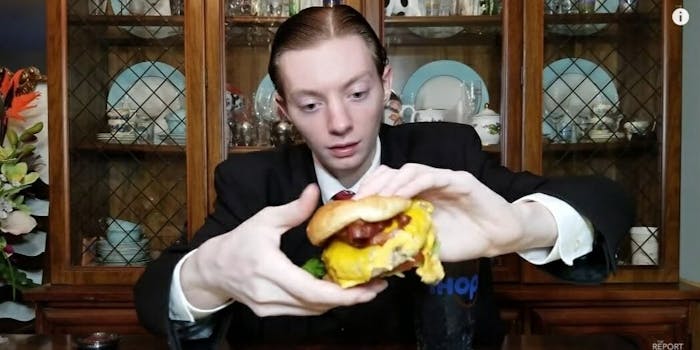 IHOb burger review YouTube thereportofthweek