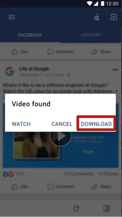 facebook video download