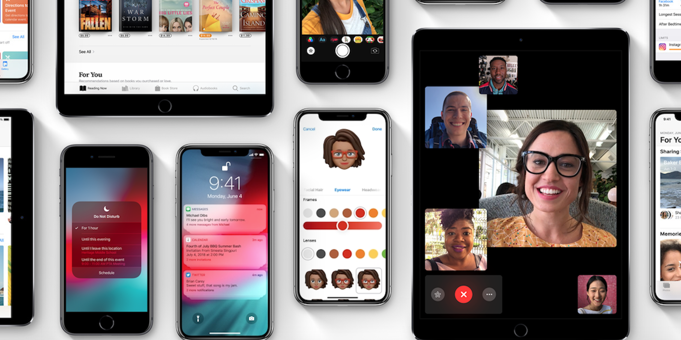 iOS 12 preview on iPhones, iPads