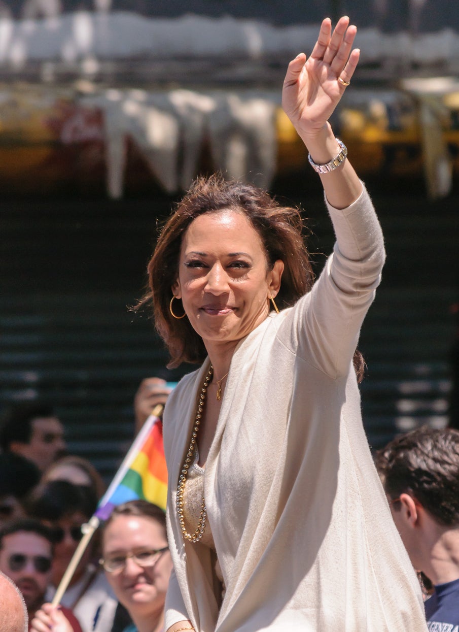 kamala harris 2020 at pride parade