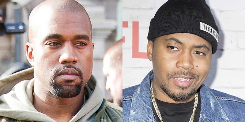Kanye West and Nas: Nas Abuse Allegations Resurface With New Album 'Nasir'