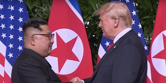 Trump downplayed the human rights transgressions of North Korean dictator Kim Jong-Un.
