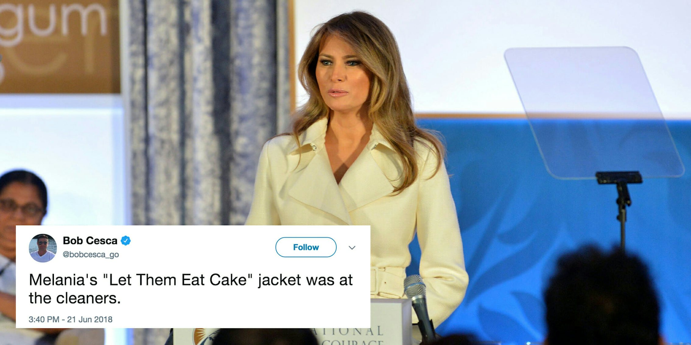 Melania Trump wore a jacket reading 'I DON'T REALLY CARE. DO U?' on her way to visit children detention centers at the U.S. border.