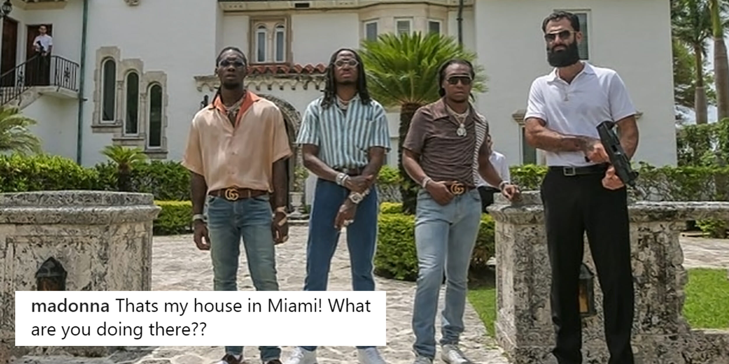 migos visits madonnas house for a photo shoot