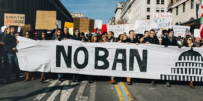 muslim travel ban protest